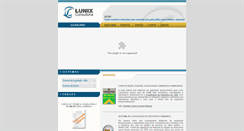 Desktop Screenshot of lunix.com.br